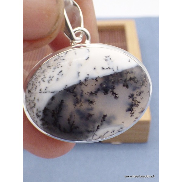 Pendentif Merlinite oval horizontal Pendentifs pierres naturelles PAC7.4