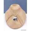 Pendentif Merlinite oval horizontal Pendentifs pierres naturelles PAC7.4