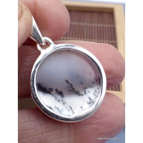 Petit pendentif Merlinite rond Pendentifs pierres naturelles PAC7.5