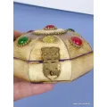 Boîte à bijoux tibétaine en Os de Yak grand modèle - Boîte à Bijoux tibétaine