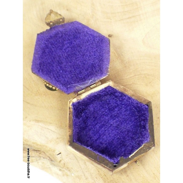 Boîte à bijoux tibétaine en Os de Yak petit modèle Boîte à Bijoux tibétaine BAT82