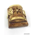 Mini boîte à bijoux en os de yack - Boîte à Bijoux tibétaine
