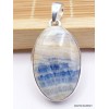 Pendentif oval en Scheelite bleue et jaune Pendentifs pierres naturelles PAC5.3