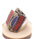 Grosse bague Tibétaine traditionnelle Corail Taille 59 et 61 Bagues tibétaines bouddhistes GBT3