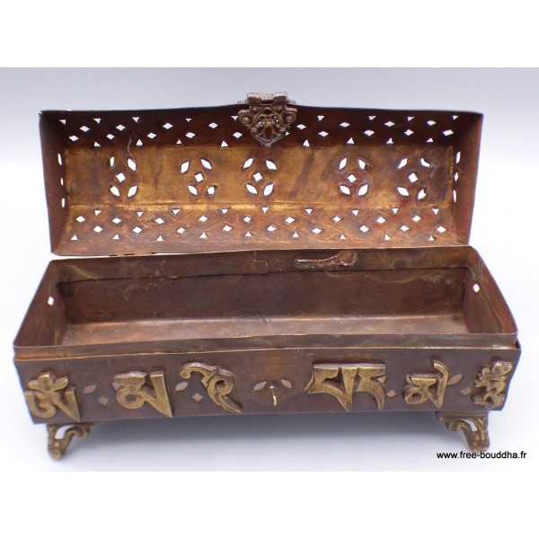 Porte encens tibétain antique et mantra Brûleurs et porte-encens PETANT1