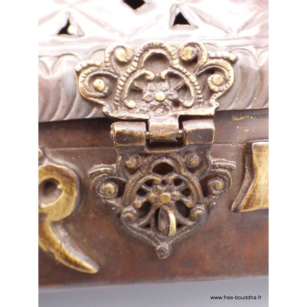 Porte encens tibétain antique et mantra Brûleurs et porte-encens PETANT1