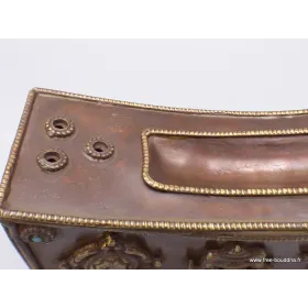 Porte encens tibétain antique avec tiroir - Porte-encens tibétains