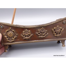 Porte encens tibétain antique avec tiroir Brûleurs et porte-encens PETANT2