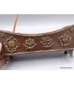 Porte encens tibétain antique avec tiroir - Porte-encens tibétains