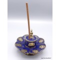 Porte encens tibétain serti de Lapis lazuli Encens tibétains, accessoires PETLAP