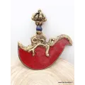 Kartika tibétain (drigug) laiton et corail - Kartika Tibétain Bouddhiste