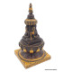 Stupa tibétain de temple en résine patine antique Objets rituels bouddhistes STUPAN6