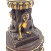 Stupa tibétain de temple en résine patine antique Objets rituels bouddhistes STUPAN6