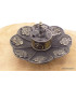 Brûleur d'encens tibétain Lotus en métal vieilli Encens tibétains, accessoires BETLOT1