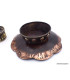 Brûleur d'encens tibétain Lotus en métal vieilli Encens tibétains, accessoires BETLOT1