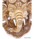 Statuette masque mural Ganesh patine naturelle 30 cm Statuettes Bouddhistes GANESH3