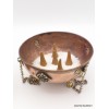 Brûleur d'encens tibétain encensoir boule moyen modèle Encens tibétains, accessoires 4059MM