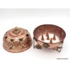 Brûleur d'encens tibétain encensoir boule moyen modèle Encens tibétains, accessoires 4059MM