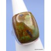 Bague Turquoise Américaine rectangulaire Taille 58/59 Bagues pierres naturelles XV74.1