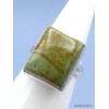Bague en Turquoise Américaine rectangulaire Taille 56 Bagues pierres naturelles XV74.5