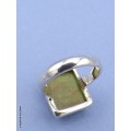 Bague en Turquoise Américaine rectangulaire Taille 56 Bagues pierres naturelles XV74.5