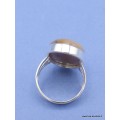 Bague ovale en Vogesite taille 60 Bagues pierres naturelles XV76