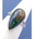 Bague Malachite sur Azurite taille 59 Bijoux en Malachite XV78
