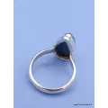 Bague Malachite sur Azurite taille 59 - Bijoux en Malachite