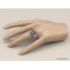 Bague Malachite sur Azurite taille 59 Bijoux en Malachite XV78