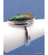 Bague Malachite sur Azurite taille 59 Bijoux en Malachite XV78