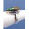 Bague Malachite sur Azurite taille 59 Bijoux en Malachite XV78