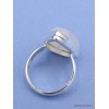 Bague Pierre de lune arc-en-ciel goutte taille 57 Bagues pierres naturelles XV77.1