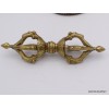 Cloche tibétaine et dorjé bouddhiste 15 cm Pourpre Objets rituels bouddhistes ETCH3