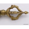 Cloche tibétaine et dorjé bouddhiste 15 cm Pourpre Objets rituels bouddhistes ETCH3