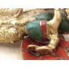 Rare Phurba en laiton et pierres 1,9 kilo Objets rituels bouddhistes PHUR5