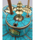 Porte encens tibétain cuivre et turquoise Brûleurs et porte-encens PETU1