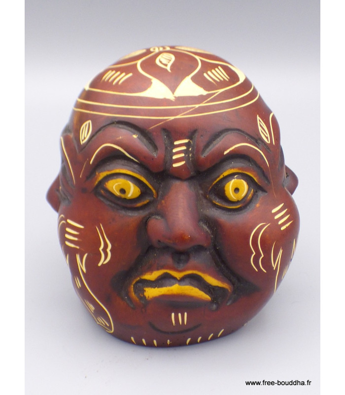 Statuette en résine Tête de Bouddha-eo Statuettes Bouddhistes TETEB1