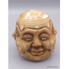 Statuette en résine Tête de Bouddha patine naturelle Statuettes Bouddhistes TETEB2