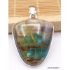 Pendentif Bois de Colla de Turquie semi-oval Pendentifs pierres naturelles PAC16.4