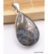 Pendentif en Pyrite sur Agate forme goutte Pendentifs pierres naturelles PAC2.3