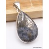 Pendentif en Pyrite sur Agate forme goutte Pendentifs pierres naturelles PAC2.3