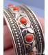 Bracelet tibétain Pierres fantaisie rouges Bracelets tibétains bouddhistes BRAC93