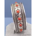 Bracelet tibétain Pierres fantaisie rouges - Bracelets tibétains bouddhistes