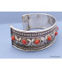 Bracelet tibétain Pierres fantaisie rouges Bracelets tibétains bouddhistes BRAC93