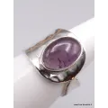 Bague Cacochynite Super Seven asymetrique Taille 55 - Bagues pierres naturelles