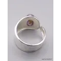 Bague Cacochynite Super Seven asymetrique Taille 55 - Bagues pierres naturelles
