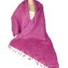 Châle laine de Yak Fuschia bleuté Châles laine de yak CPLY93