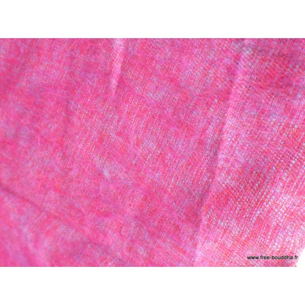 Châle laine de Yak Fuschia bleuté Châles laine de yak CPLY93