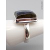 Bague Labradorite multi-feux rectangulaire Taille 60 Bijoux en Labradorite XV87.6