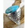 Chevalière pour Homme en Turquoise Mohave plusieurs tailles Bijoux en Turquoise Mohave XV88